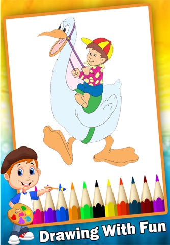 Cartoon Coloring Book - Free Coloring Book For Kids screenshot 3