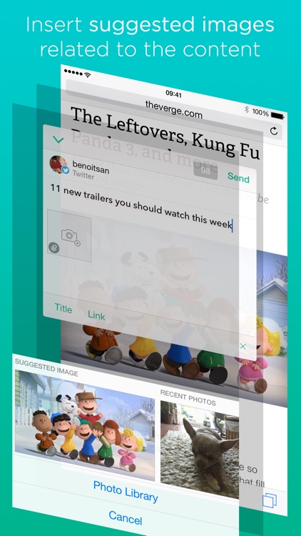 Linky — Share webpage links, images and text