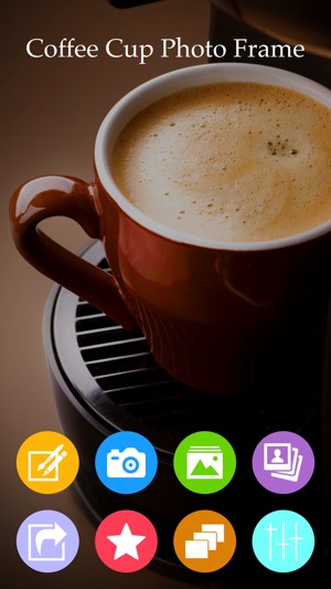 Coffee Cup Photo Frame & Photo Editor