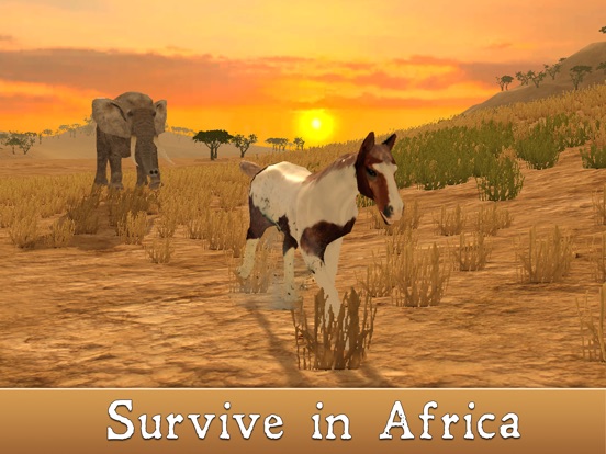 wild african horse animal simulator 2017 app price drops