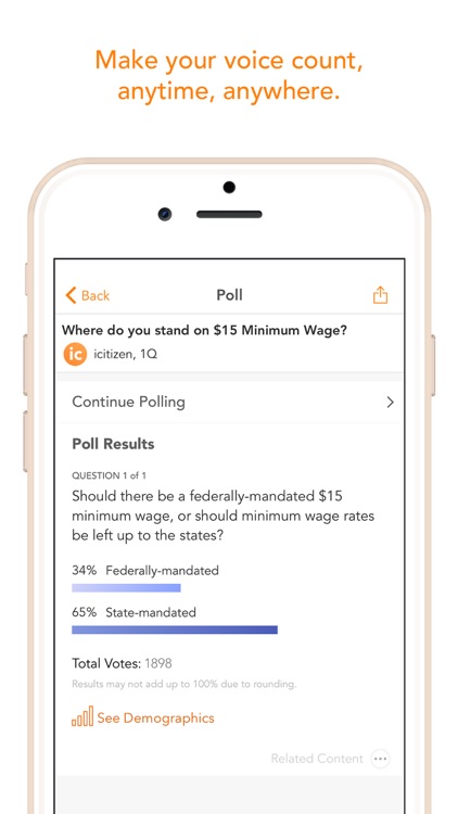 icitizen – Civic engagement and politics made easy screenshot-4