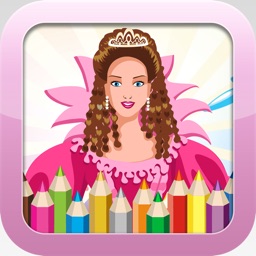 Princess Coloring Book - Educational Coloring Games For kids and Toddlers