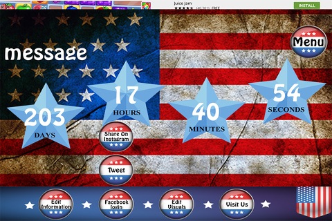 Presidential Countdown Free screenshot 4