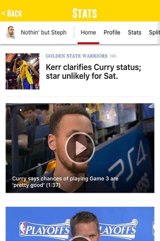 App for Stephen Curry screenshot 2