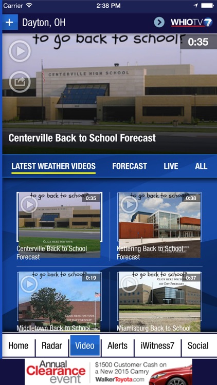 WHIO Weather – Live radar, Closings, Forecast