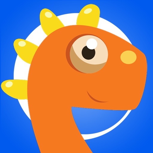 Cartoon Dinosaur puzzle - animated game for toddlers