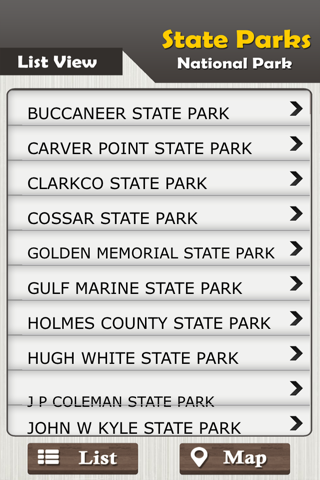 Mississippi State Parks & National Park Guide screenshot 3