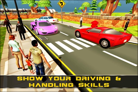Driving Car Traffic Parking 3D - Real Grand City Car Park and Driving Test Game screenshot 2