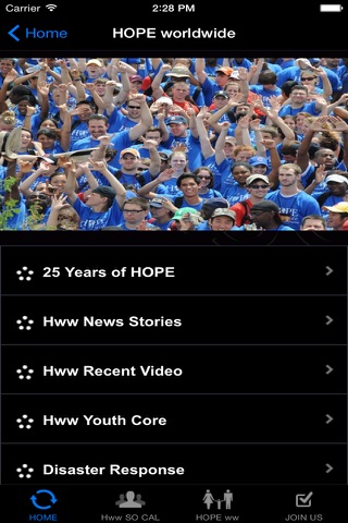 HOPE worldwide So Cal screenshot 2