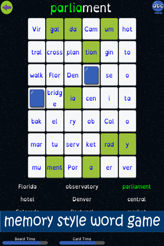 Syllable Word Search - School screenshot 3