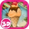 Ice Cream Maker Granny cook - Make waffles & frozen banana icy cone in this cooking kitchen game