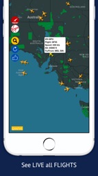 AU Tracker Free : Live Flight Tracking & Status Captura de tela 1