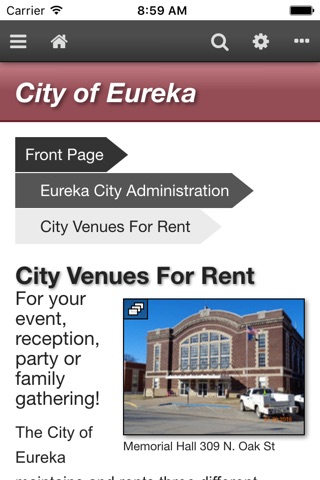 City of Eureka, Kansas screenshot 2