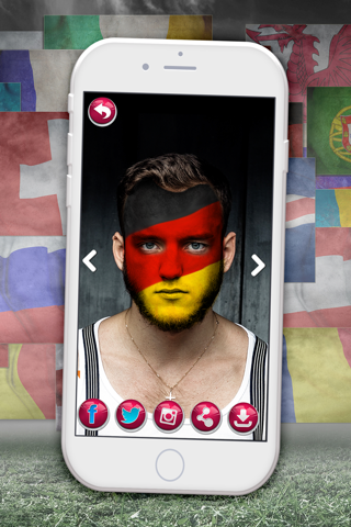 Flag On Face Photo Booth – Paint.ing & Morph.ing Pics In Colors Of Your Country screenshot 2