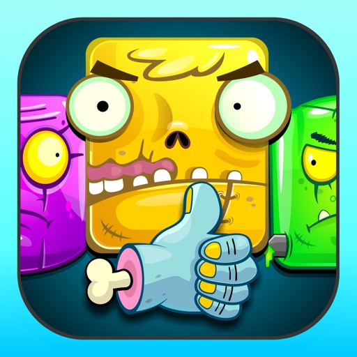 Zombie Pop Fever! - Free match-3 puzzle games the dead splash walking Icon