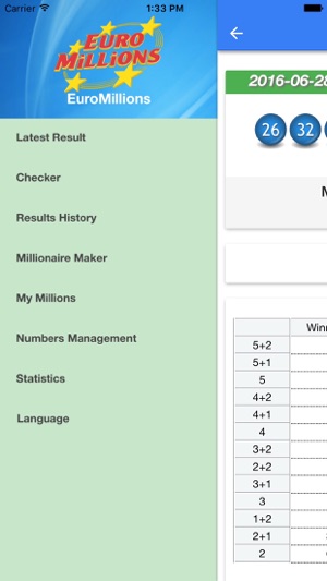 EuroMillions  Millionaire Maker My Million result(圖3)-速報App