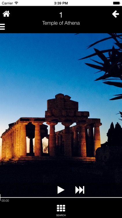 Paestum at night