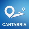 Cantabria, Spain Offline GPS Navigation & Maps