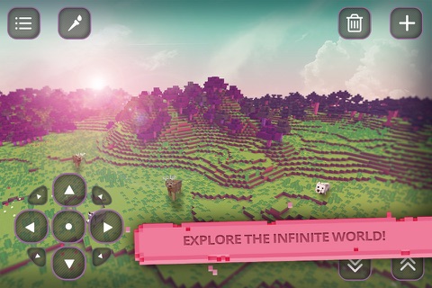 Girls Craft Cube Exploration: Lite Creative Game screenshot 2