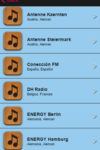 Aa Emisoras del pop, Estaciones y Radios del Mundo Online screenshot 3