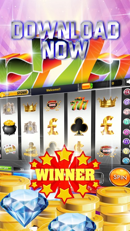 Slammin 7's SLOTS Machines – Casino Free VIP Slot Tournament Deluxe! Fantasy of Jackpot