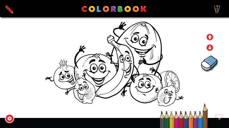 Coloring Me: Healthy Fruit