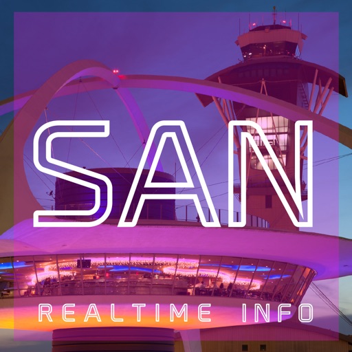 SAN AIRPORT - Realtime, Map, More - SAN DIEGO INTERNATIONAL AIRPORT icon