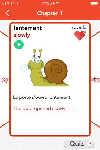 Vocabulario en Francés - Ejercicios de vocabulario FREE screenshot 4