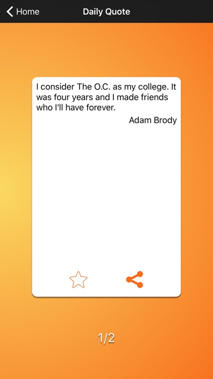 Daily Quotes - Adam Brody Version