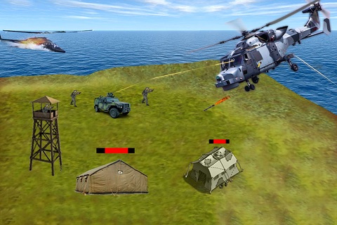 Gunship Air Helicopter War 3D screenshot 3