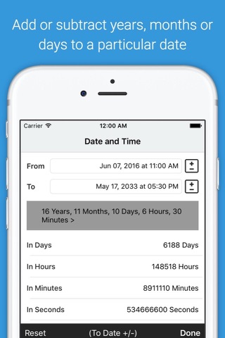 Time and Date Calculator screenshot 3