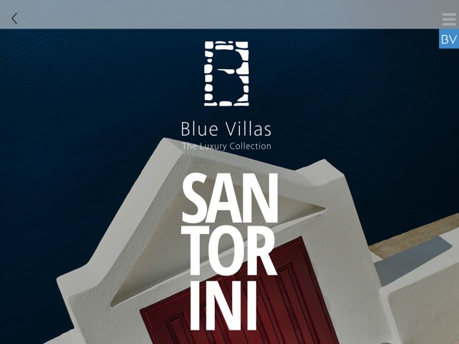 Blue Villas Collection Mykonos Santorini for iPad(圖1)-速報App