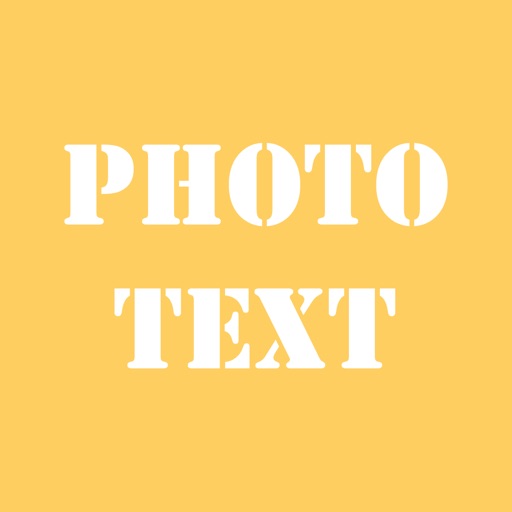 Photo Text - Include text in your pictures icon