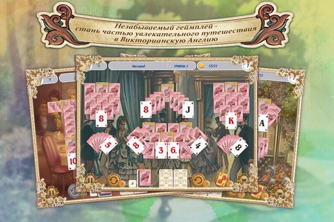 Solitaire Victorian Picnic HD screenshot 2