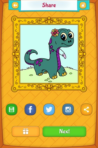 Dinosaur Coloring Sheets - náhled