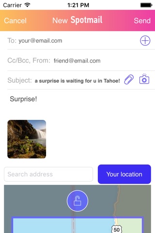 Spotmail screenshot 2