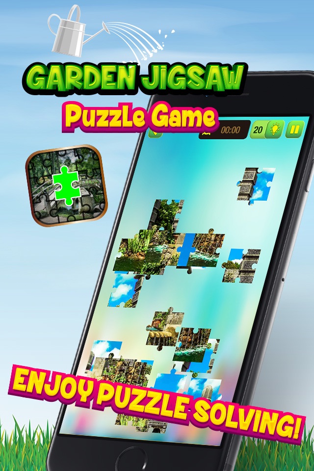 Garden Jigsaw Puzzle Game – Unscramble Beautiful Spring and Summer Landscape Pictures screenshot 2