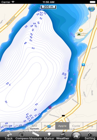 Lungerersee und Sarnersee HD - GPS Navi Karte für bootfahren angeln und segeln screenshot 4