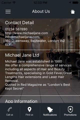 Michael Jane Ltd screenshot 2