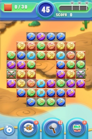 100 Hidden Treasures Match Three Puzzle screenshot 4