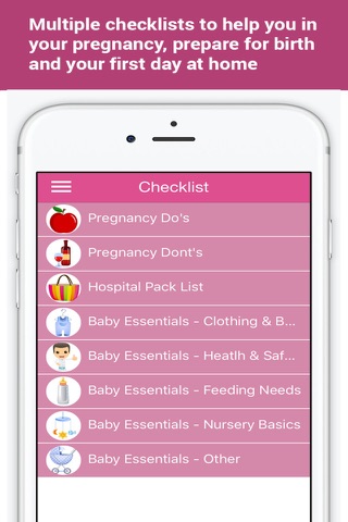 Pregnancy & Baby Development Handbook screenshot 2