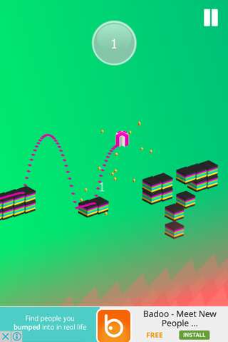 Block Escaping -- Tapping and Jumping on the blocks ! screenshot 2