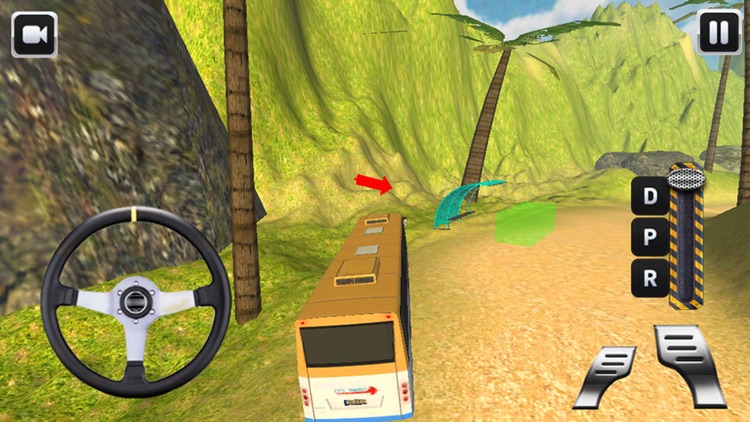 Offroad Hill Bus Simulator 3D - Real Driving, Parking & Transportation Racing Game