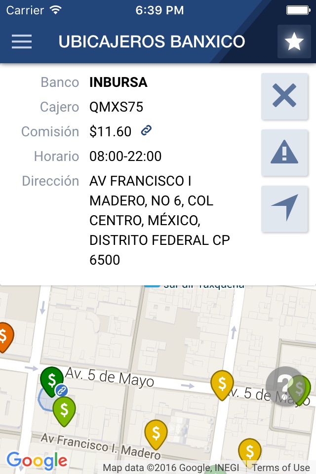 UbiCajeros Banxico screenshot 3