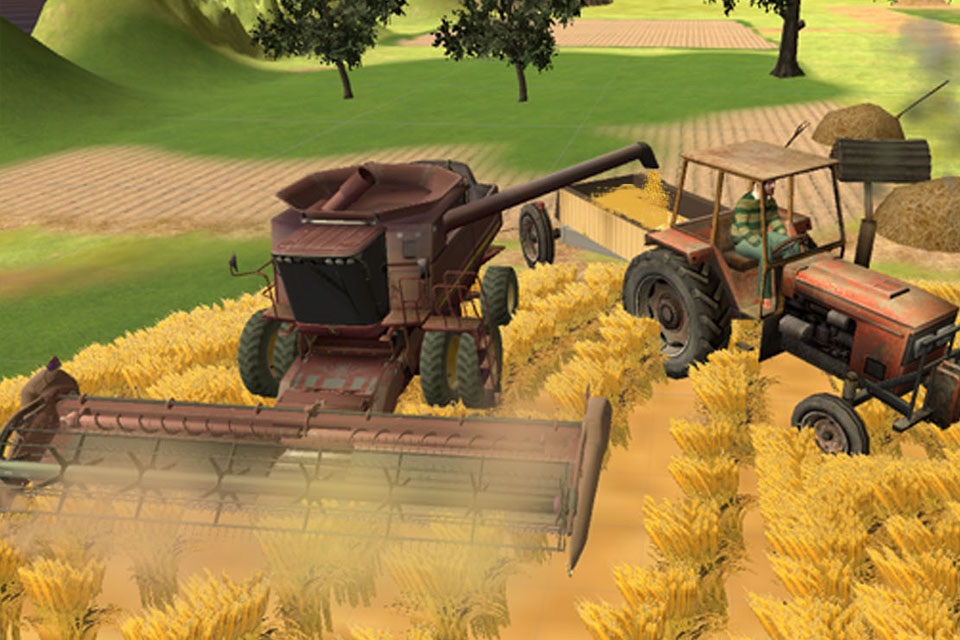 Farm Village Tractor - 3d simulator screenshot 2