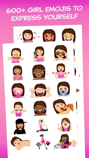 Girls Love Emoji - Extra Emojis for BFF 