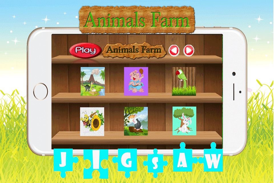 Cute Animals Farm Jigsaw Puzzles – Magic Amazing HD Puzzle Game Free for Kids and Toddler Learning Games screenshot 3