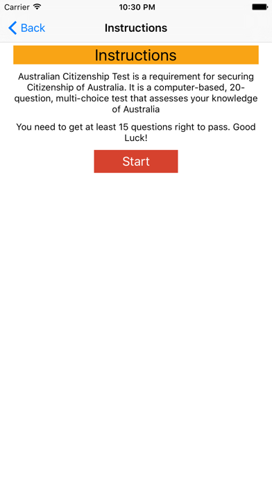 How to cancel & delete Australia Citizenship Test Pro - Free 500 Question from iphone & ipad 4