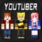 Meet the most versatile Minecraft youtuber skin app