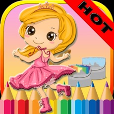 Activities of Princess Coloring Book - Drawing Pages and Painting Educational Games Learning Skill For Kid & Toddl...